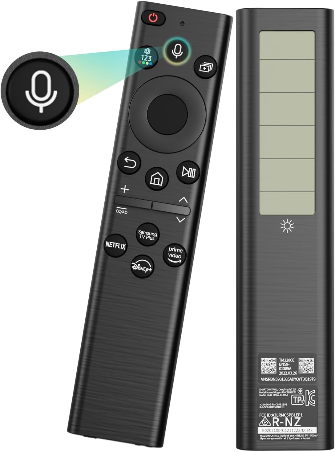 BN59-01385A Solar Voice Remote for Samsung Smart TVs