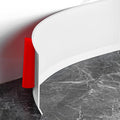 Flexible Baseboard Molding Trim 4 in Self-Adhesive Vinyl Wall Base