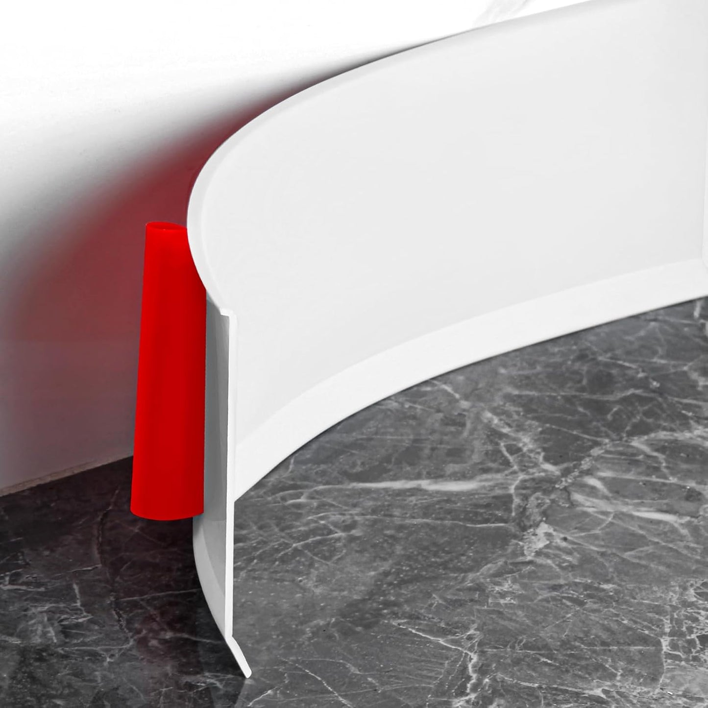 Flexible Baseboard Molding Trim 4 Inch Self-Adhesive Vinyl