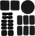 Universal Airsoft Helmet Pads 19pcs Set - Comfortable Replacement Foam