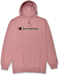 Mens Hoodies Big and Tall - Embroidered Pullover Fleece Sweatshirt
