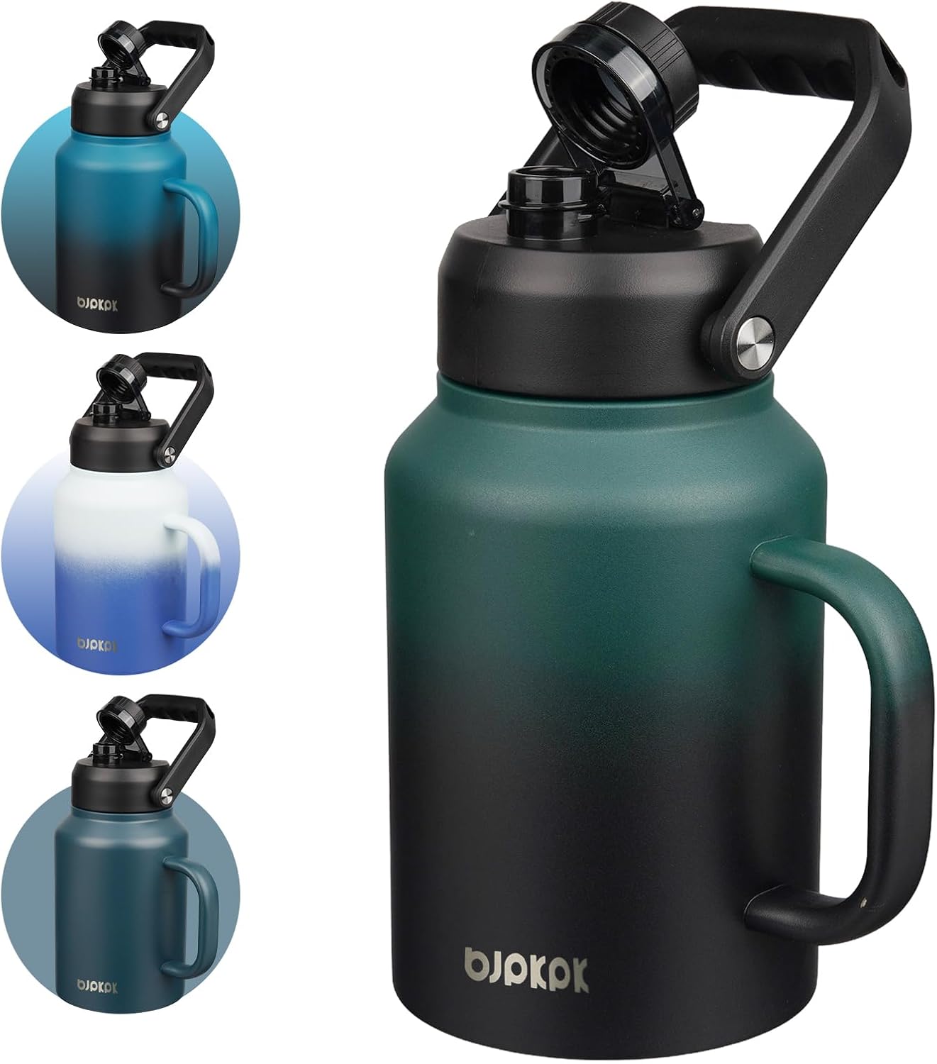 64oz Insulated Water Bottle with Handle for All Occasions