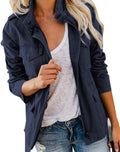 Soulomelody Women Military Anorak Jacket - Practical Layering Parka