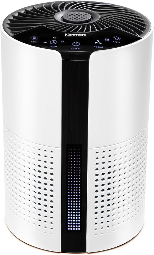 H13 True HEPA Air Purifier for Small Rooms Up to 348 Sq.Ft