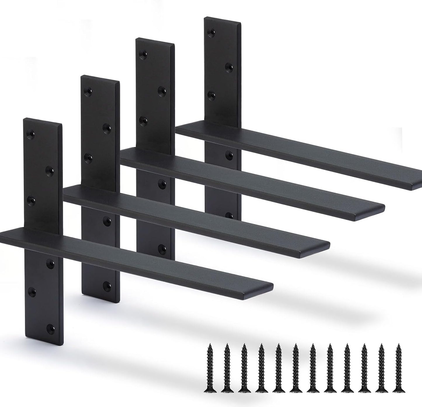 Heavy Duty Floating Shelf Brackets for Sturdy Countertop Support