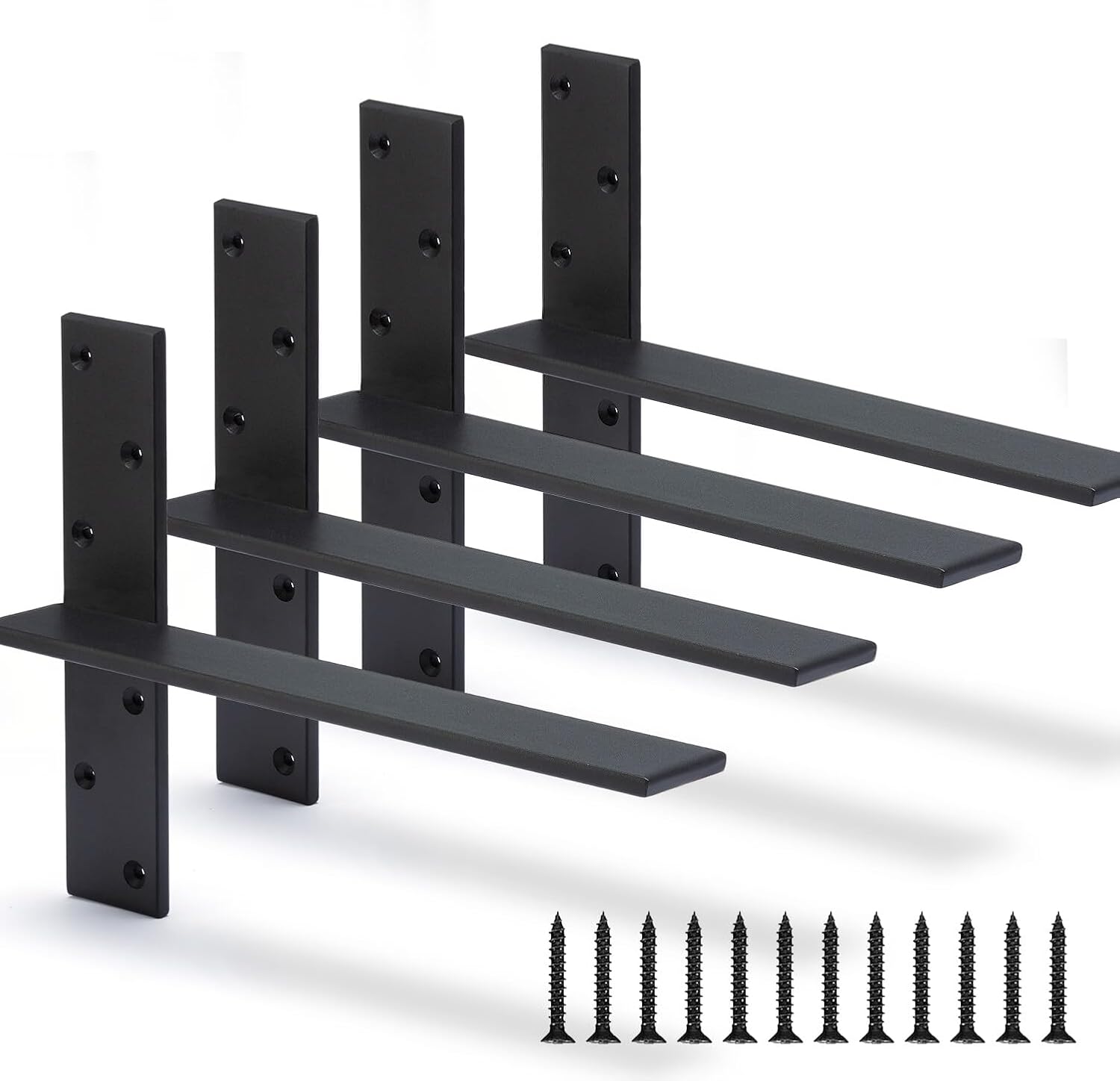 Heavy Duty Floating Shelf Brackets for Sturdy Countertop Support