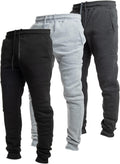 Ultra Performance 3 Pack Fleece Active Tech Joggers for Men looking