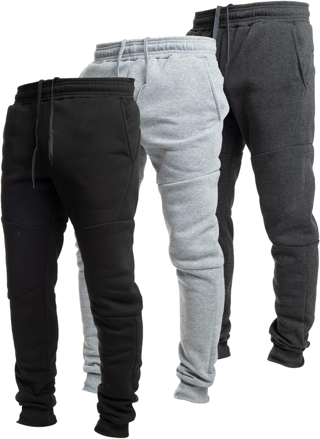 Ultra Performance Fleece Active Tech Joggers for Men - 3 Pack