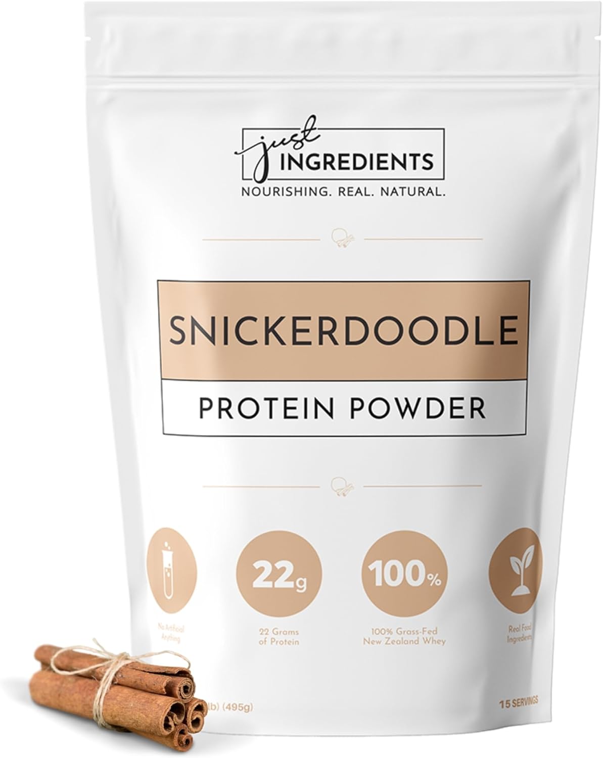 Snickerdoodle Protein Powder with 100% Grass Fed Whey Blend