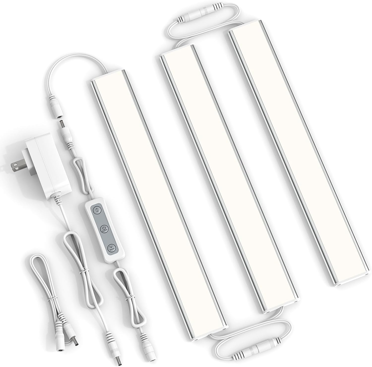 Dimmable Under Cabinet LED Light Plug in for Kitchen and More