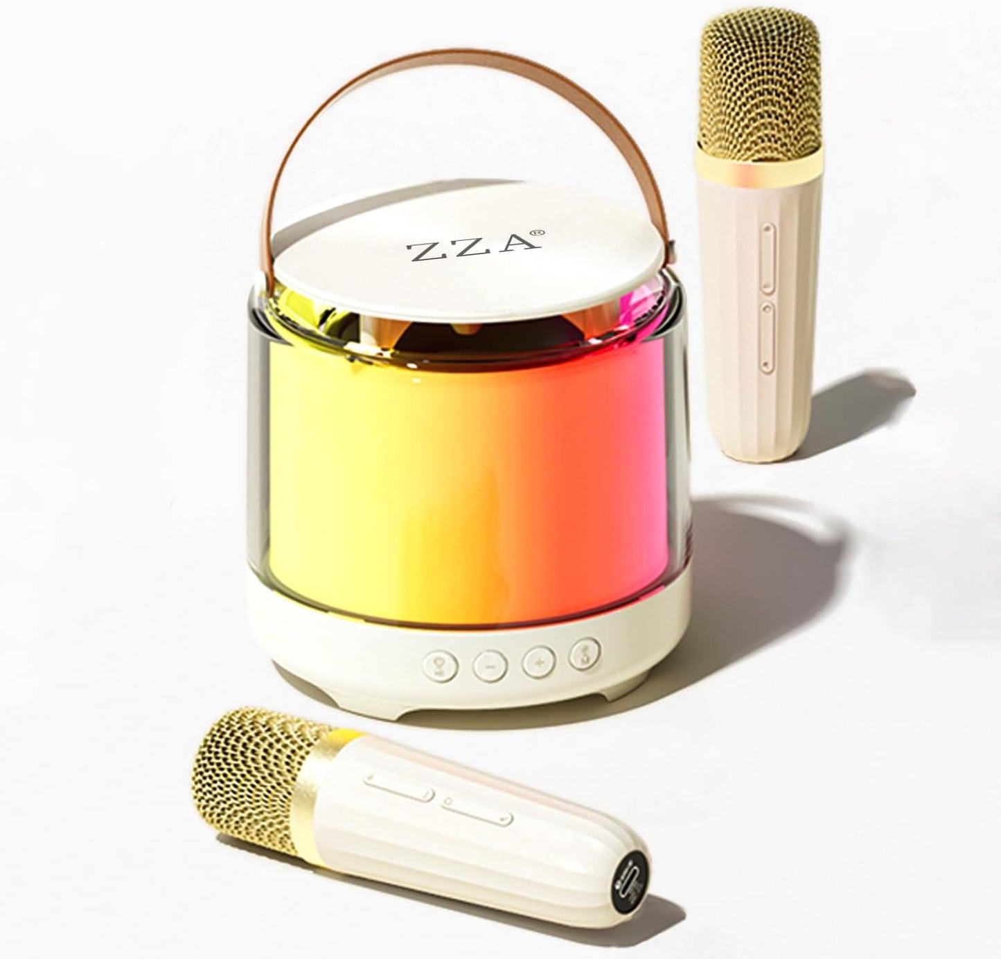 Portable Kids Karaoke: 2 Wireless Mics, Bluetooth Speaker - Perfect Party Entertainment