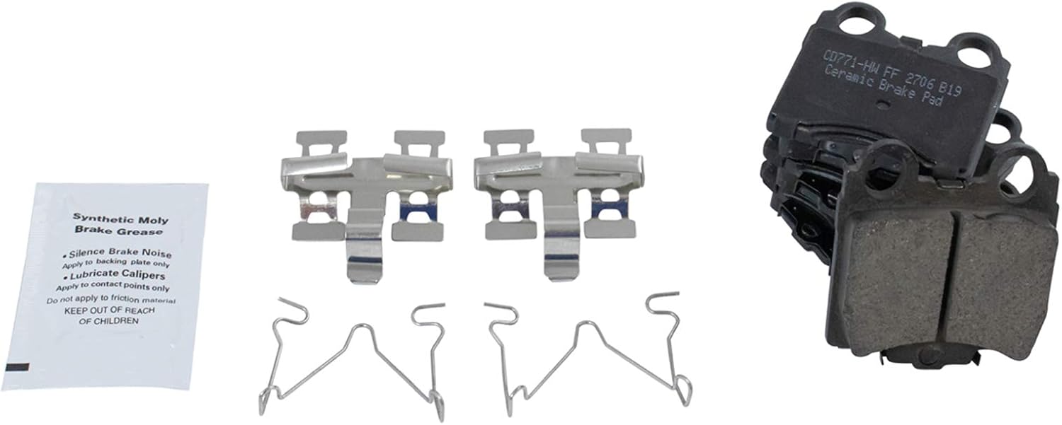 TRQ Rear Brake Pads Ceramic for Lexus GS300 GS400 GS430 IS300 SC430