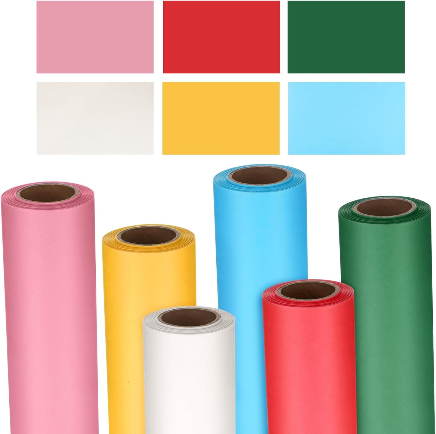 Colarr Bulletin Board Paper Roll 6 Pack for Creative Projects