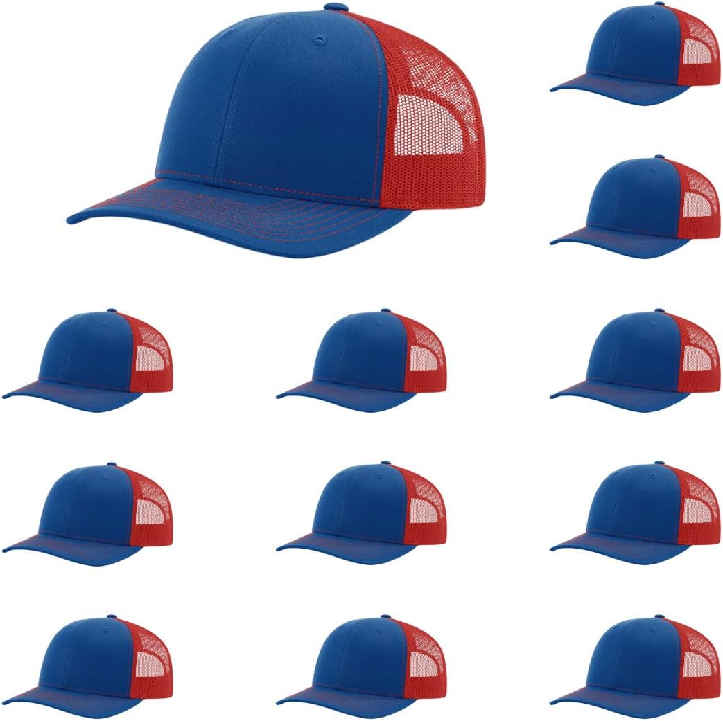 Richardson 112 Classic Six-Panel Adjustable Snapback Trucker Cap