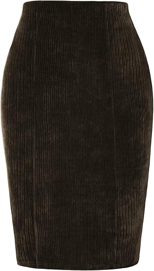Kate Kasin Womens Knee Length Bodycon Pencil Skirt for Work