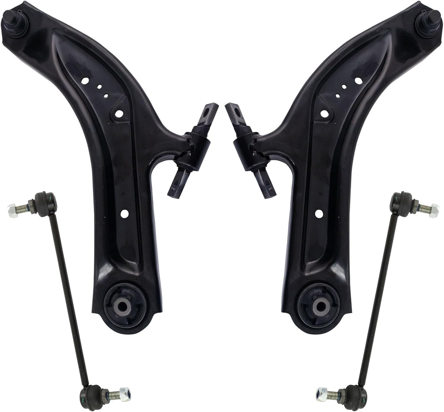 TRQ Front Suspension Kit Control Arm with Ball Joint for Nissan