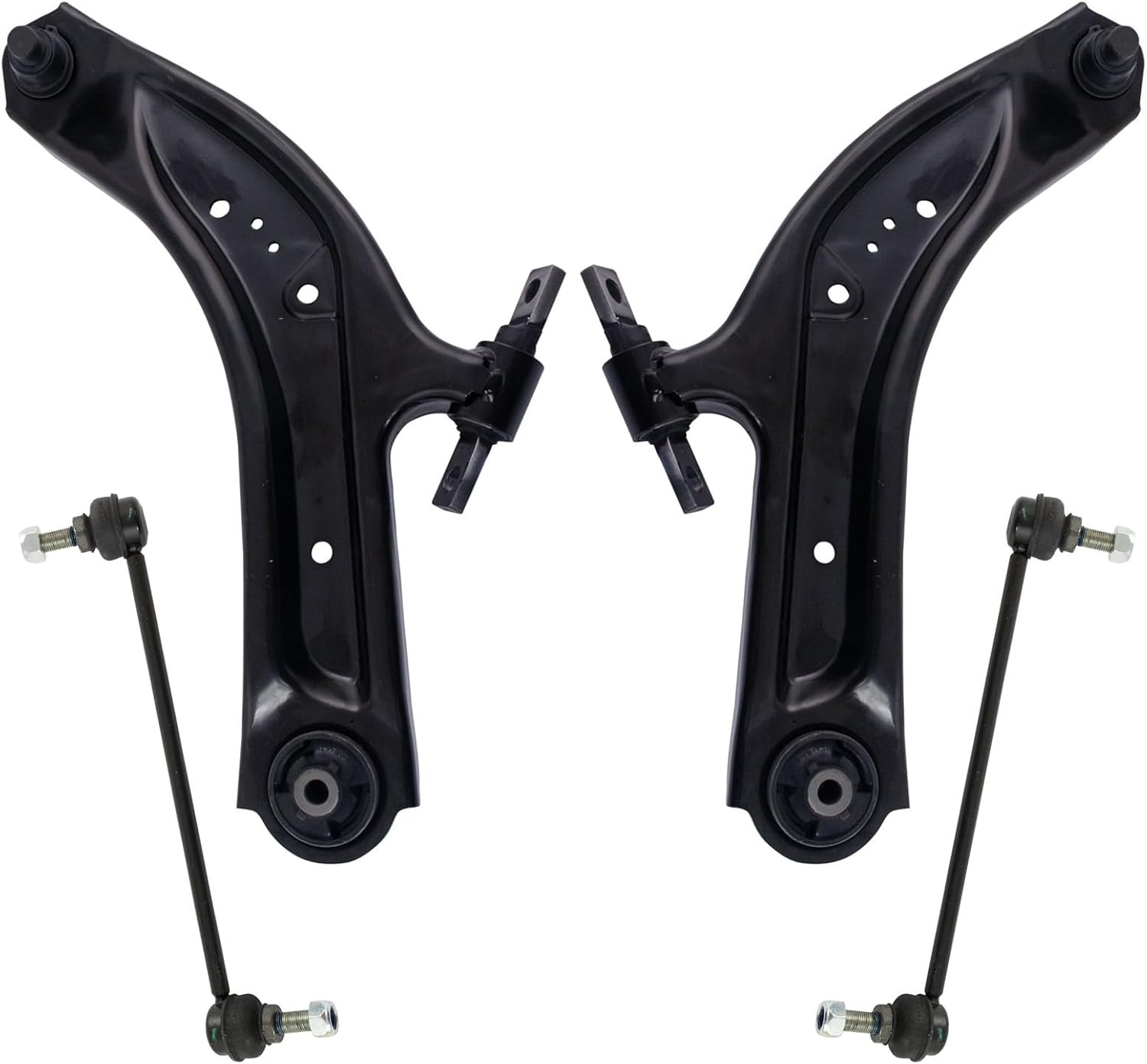 TRQ Front Suspension Kit Control Arm with Ball Joint for Nissan