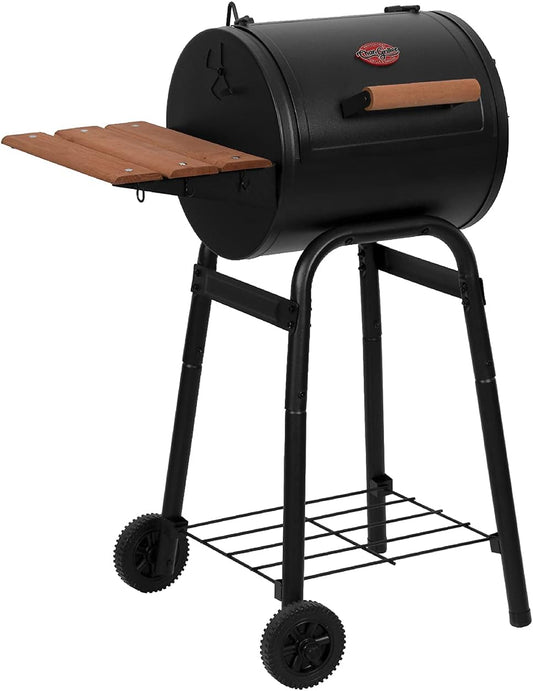 Char-Griller Patio Pro Charcoal Grill with Cast Iron Grates
