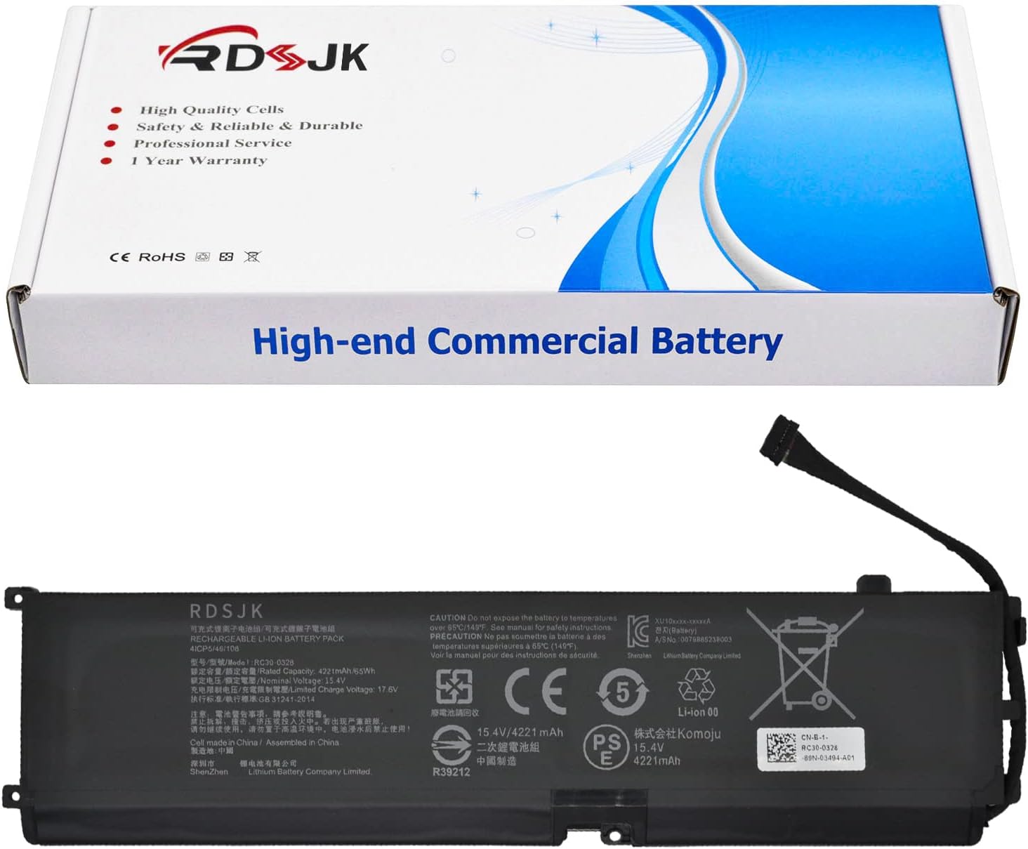 RC30-0328 Razer Blade 15 Base Laptop Battery for 2020 2021