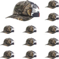 Classic Six-Panel Adjustable Trucker Cap - Mid-Profile Snapback