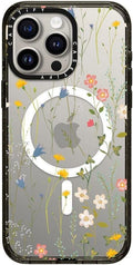Impact Case for iPhone 15 Pro Max - Dreamy Floral Clear Black