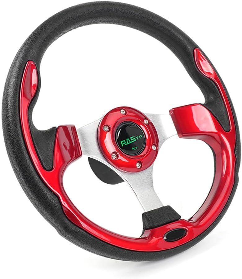 RASTP 12.6 Inch Boat Steering Wheel for Marine Vessels and Yachts