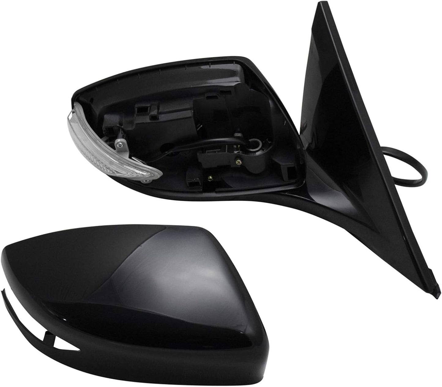 TRQ Passenger Side Power Heated Mirror for 2016-2021 Nissan Maxima