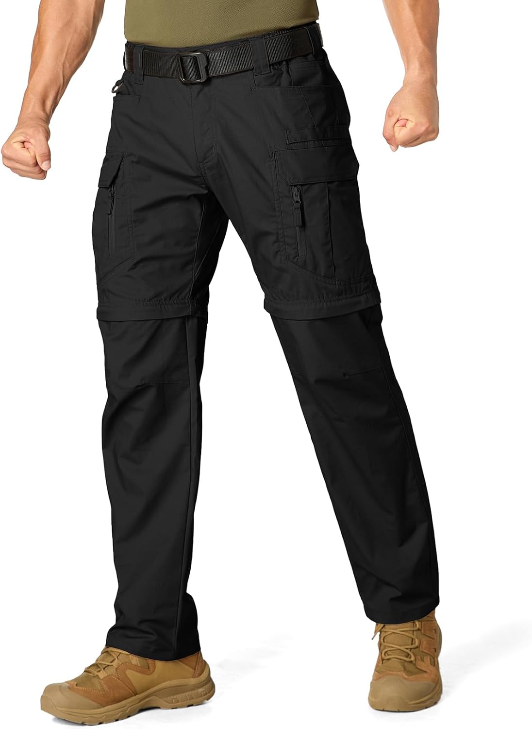 Jessie Kidden Men's Flex Stretch Tactical Pants for Outdoor Use