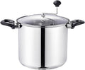 Stovetop Popcorn Popper Stainless Steel - Reliable Every-Kernel Popper
