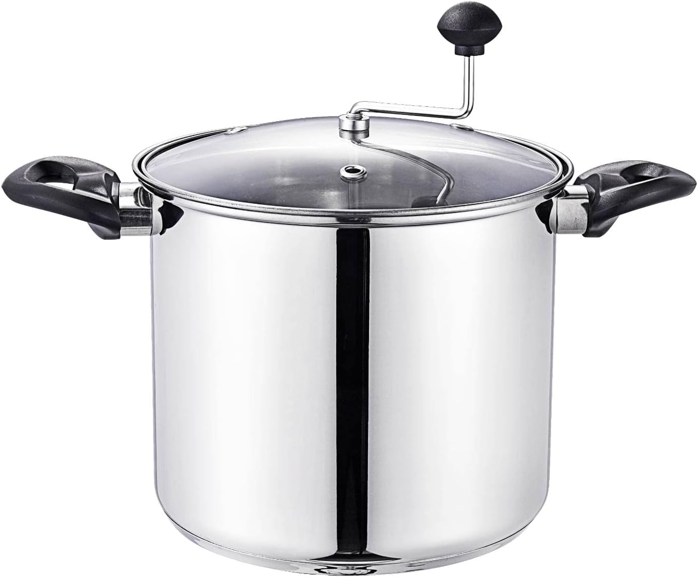 Lehman's Stainless Steel Popcorn Maker - No Measuring Needed!