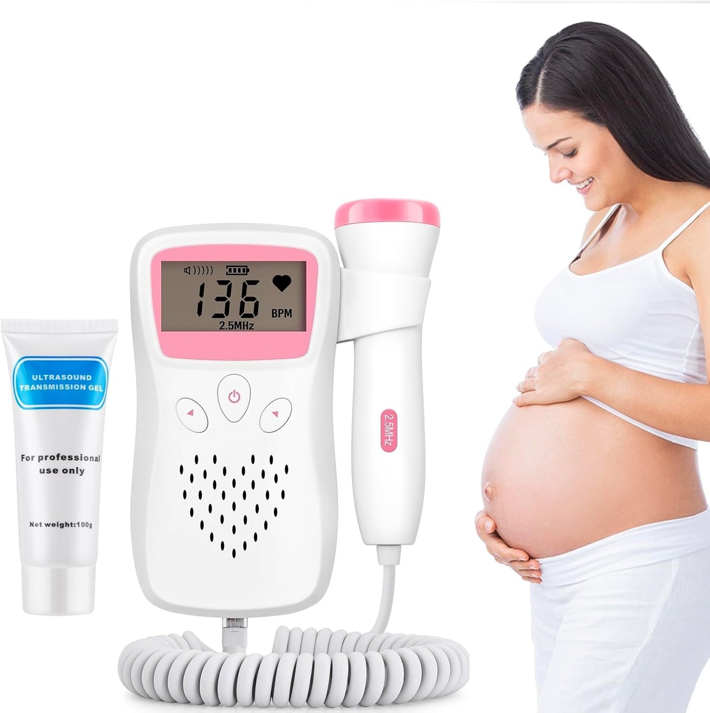 Baby Heartbeat Monitor for Easy Pregnancy Tracking and Care