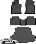 Wayhigh for Toyota Camry AWD 2020-2024 All-Weather Floor Mats Set
