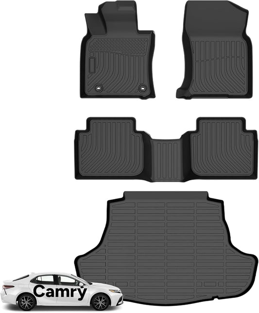 Wayhigh All Weather Floor Mats for Toyota Camry AWD 2020-2024