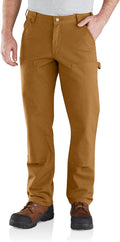 Men's Relaxed Straight Rugged Flex Duck Double-Front Dungaree - Work