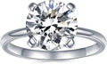 IMOLOVE Solitaire Moissanite Engagement Ring 1CT D VVS1 - Timeless No