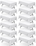 Pureegg Rectangle Table Cloth 60 in x 102 in - Reusable White
