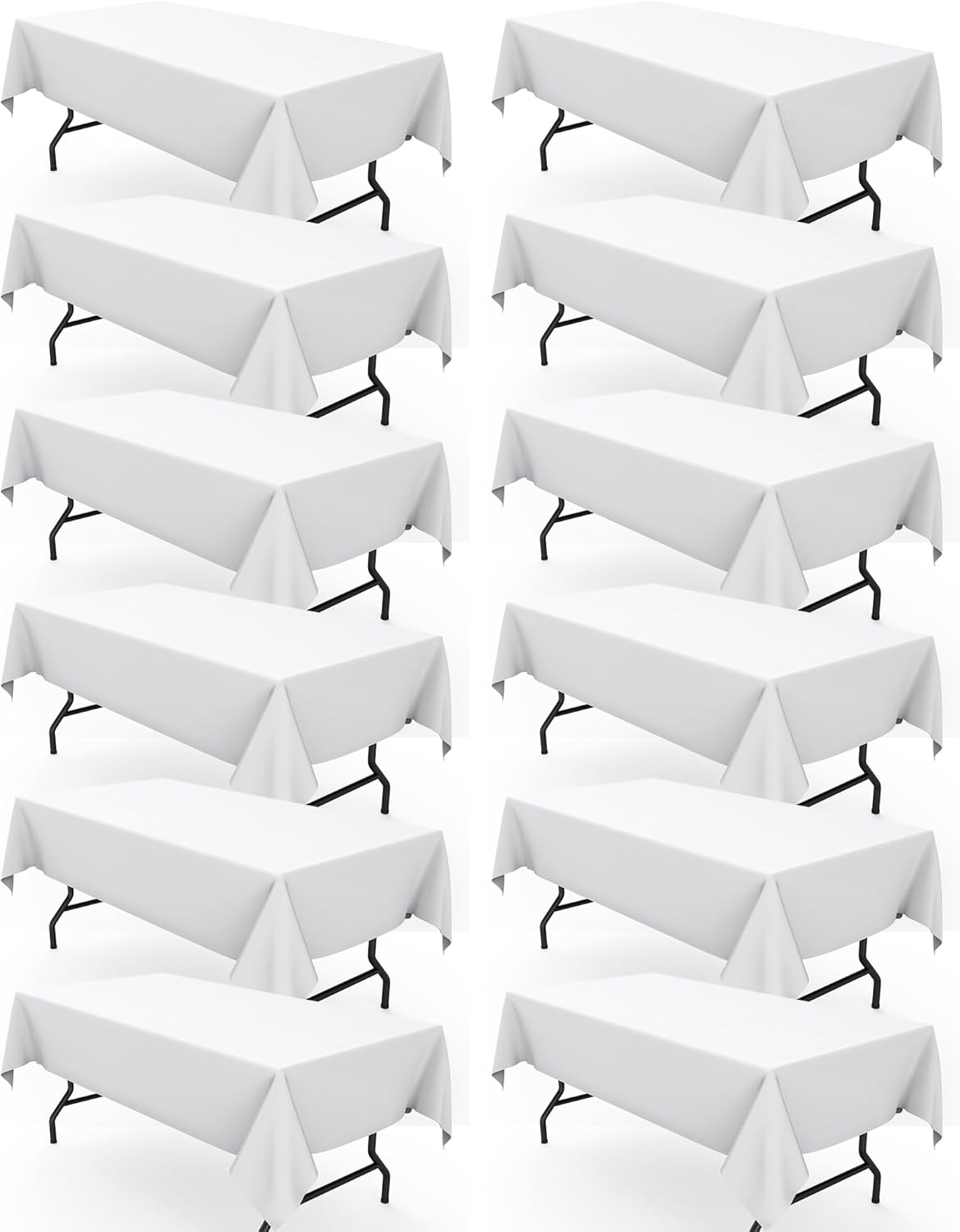 Pureegg Rectangle Table Cloth 60in x 102in for All Occasions