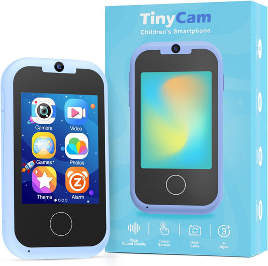 Prysyedawn Kids MP3 Player - Dual Camera, Educational Games & SD Card Included!