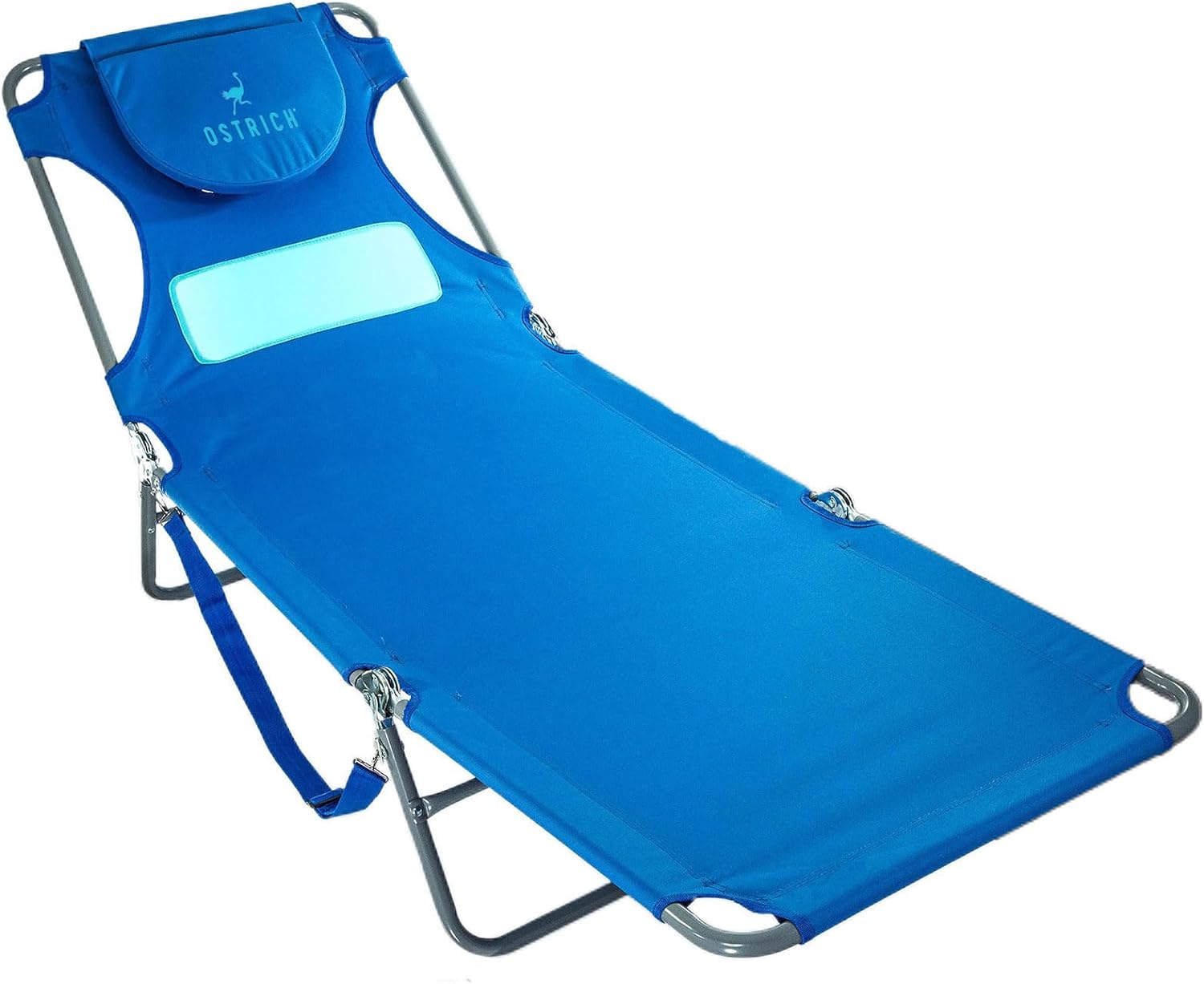 Ultimate Comfort: Ostrich Portable Lounger in Ocean Blue