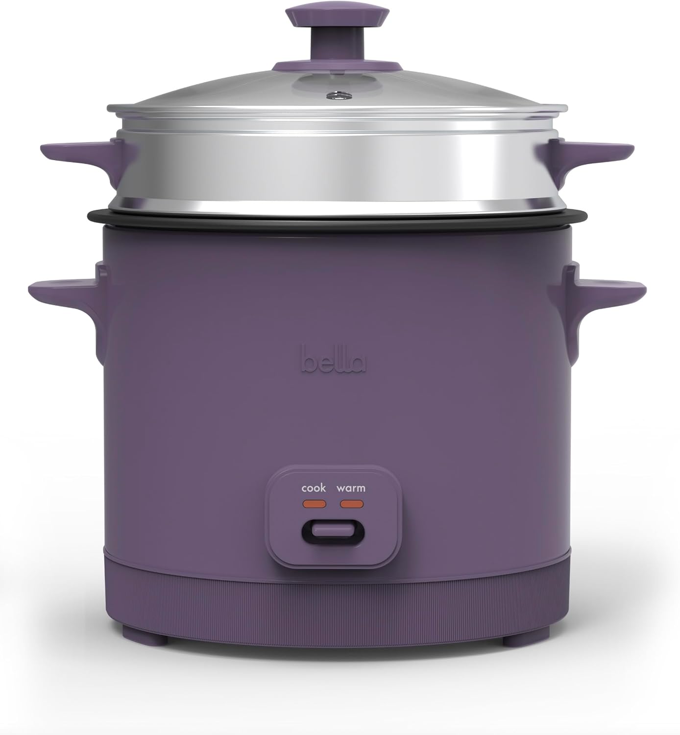 Bella 16 Cup Rice Cooker with Steamer for Perfect Meals