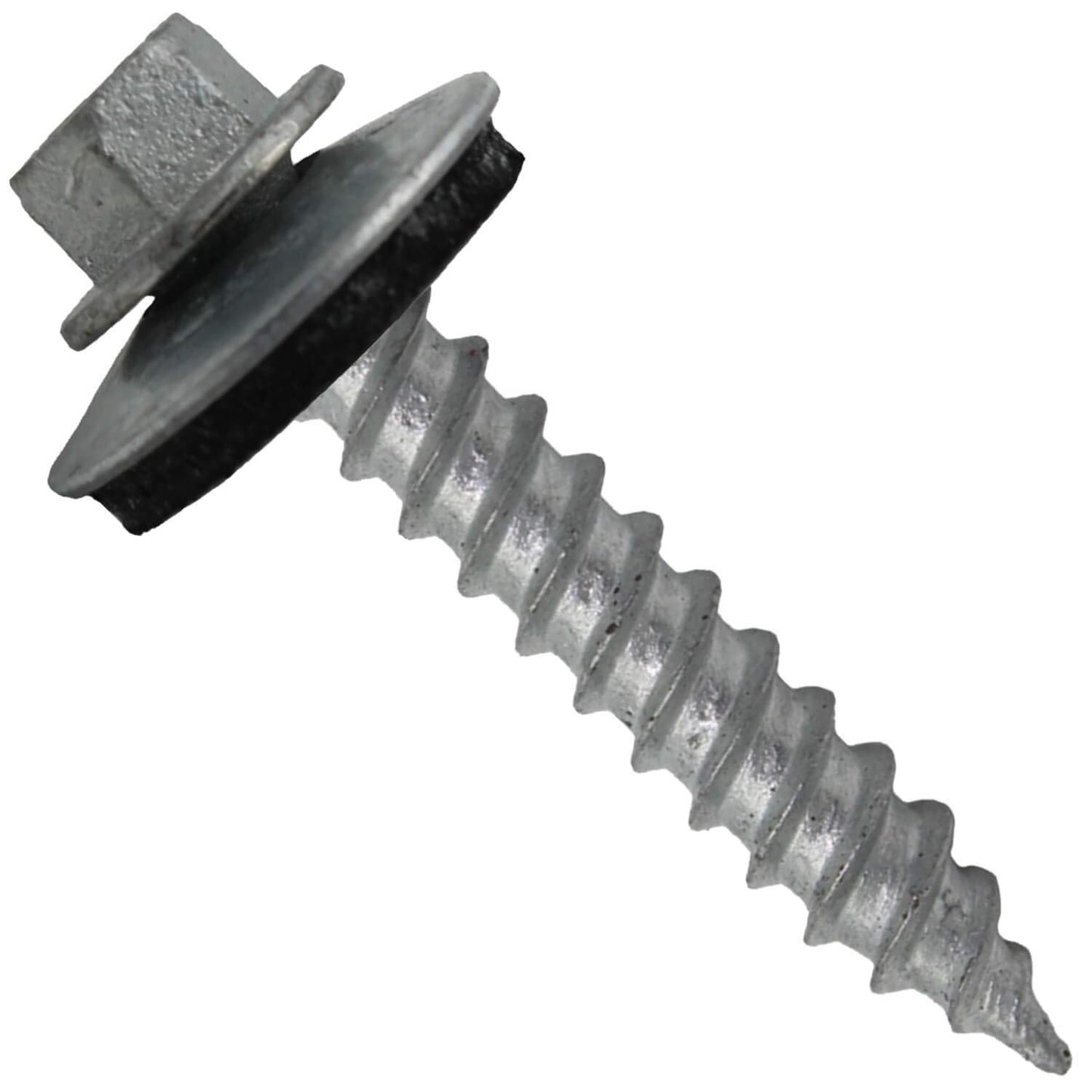 Metal Roofing Screw 12 x 1-1/2 ZINC Hex ReGrip for Siding