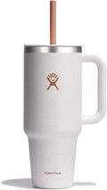 Hydro Flask 40 Oz Travel Tumbler in Seasalt - Insulated with Handle