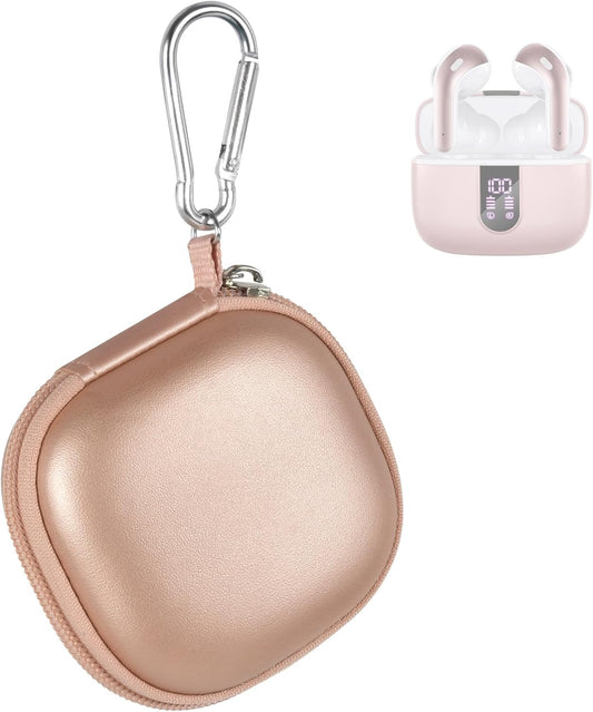 Gold Earbuds Case for Wireless Headphones
