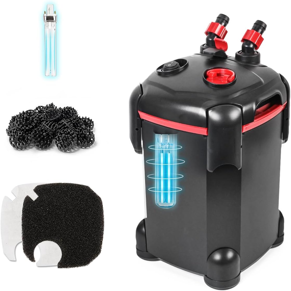 225GPH Canister Filter for Aquariums Up to 55 Gallons