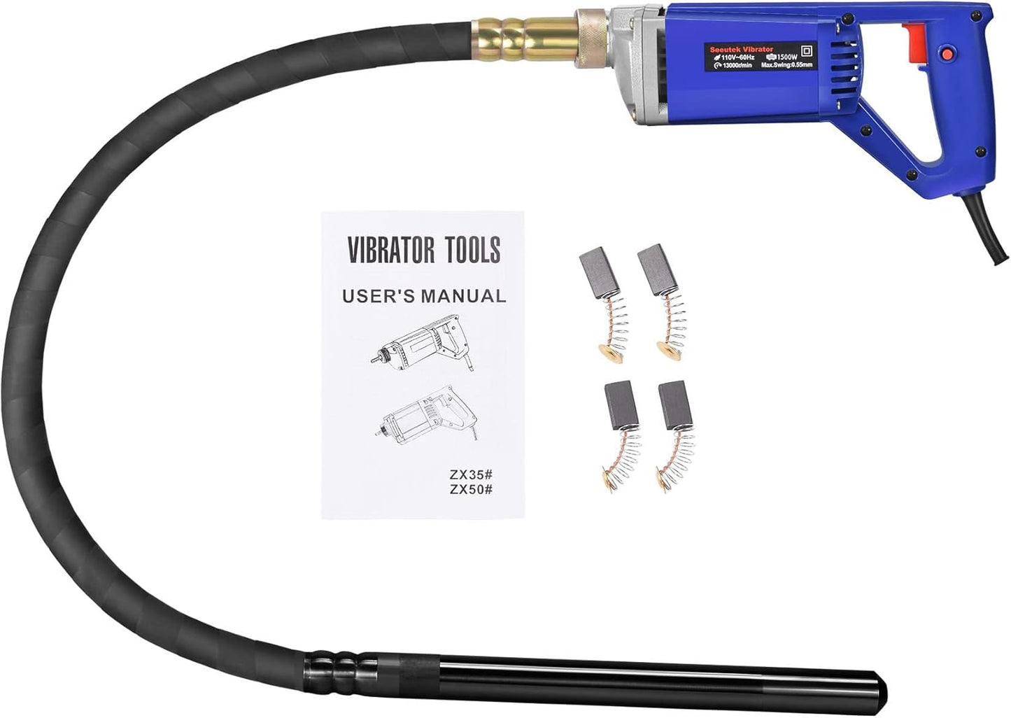 Seeutek Handheld Concrete Vibrator Tool for Efficient Mixing