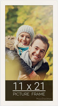 wallsthatspeak 11x21 white Picture Frame for Posters and Puzzles