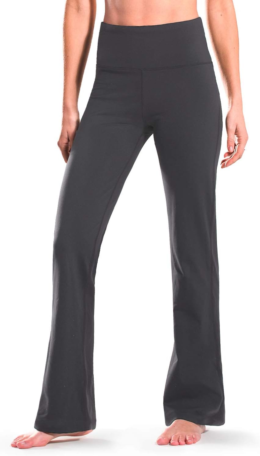 Bootcut Yoga Pants with Pockets for Casual and Active Wear