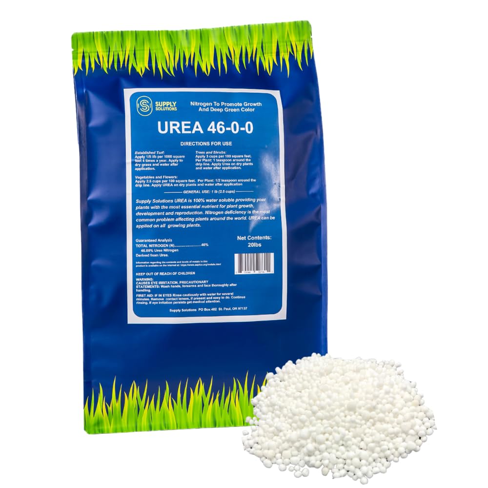 Urea 46-0-0 Nitrogen Fertilizer for Lush Growth and Color