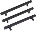 black cabinet pulls 6-1/4in hole centers - Matte Black Drawer Handles