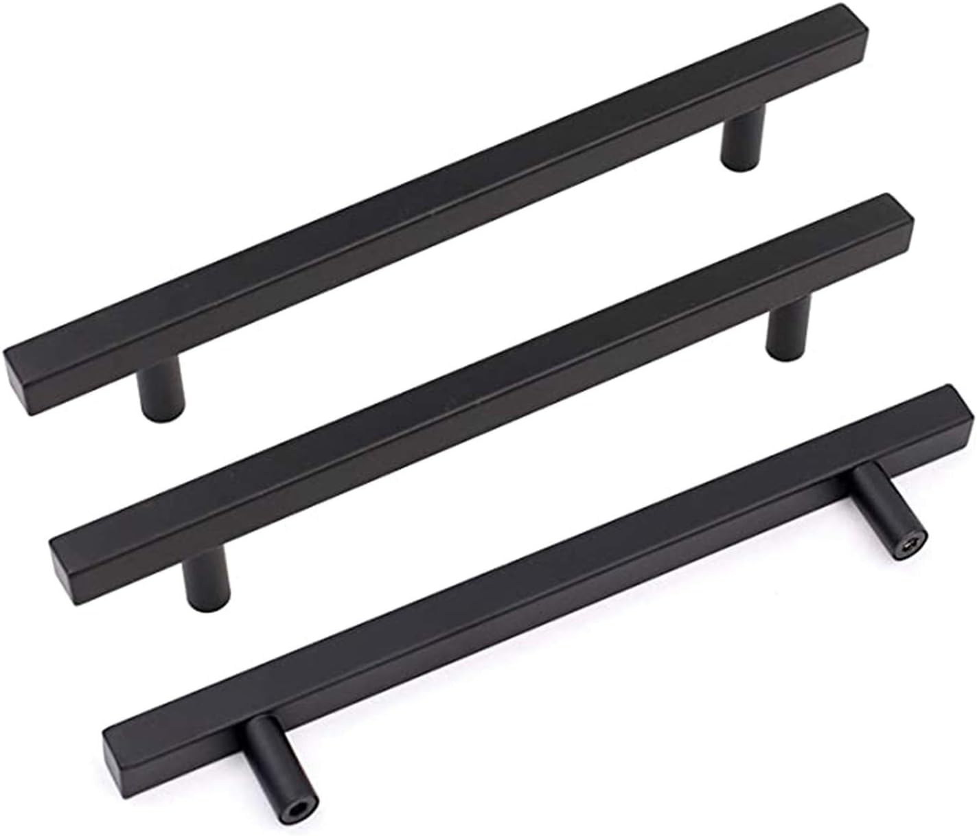 Goldenwarm Black Cabinet Pulls for Kitchen and Bathroom Use